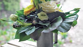 Påskepynt til frokostbordet