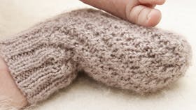 Strik de blødeste babysokker