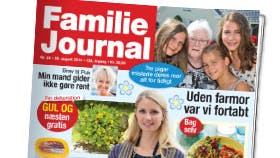 Familie Journal, der udkommer mandag 25. august 2014