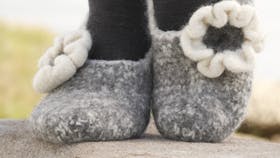 Fine, filtede tøfler