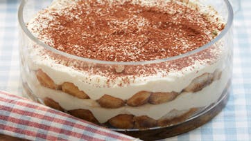 Tiramisu i glasskål