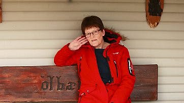 Kirsten har den fineste lille have bag huset i Videbæk.