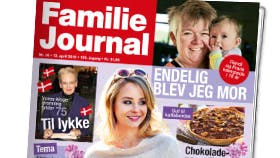 Familie Journal, der udkommer mandag 13. april 2015
