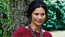 Strikket raglanbluse