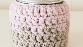 Hæklet hylster til opbevaring