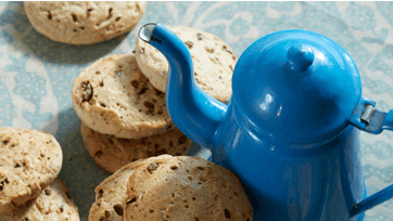 Scones med chokolade og mandler