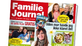 Familie Journal, der udkommer mandag 18. maj 2015