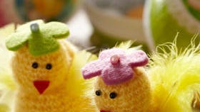 Hjemmelavet påskepynt