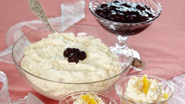 Risalamande og kirsebærsauce