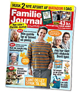 Familie Journal, der udkommer mandag 1. oktober 2012