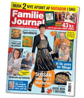 Familie Journal, der udkommer mandag 8. oktober 2012