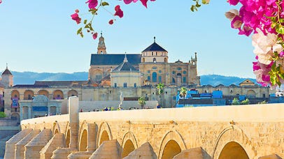 Katedralen i den historiske by, Cordoba