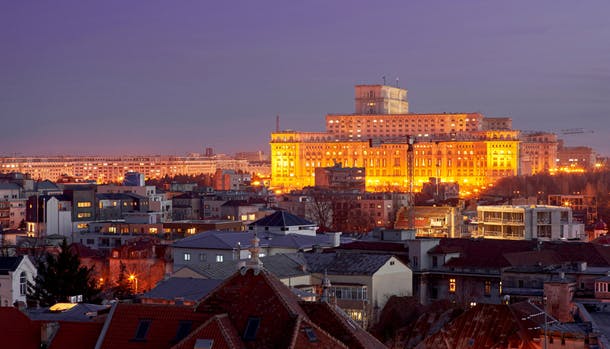 Parlamentspaladset i Bukarest er verdens næststørste bygning.