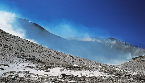 Vulkanen Etna er Europas største aktive vulkan.