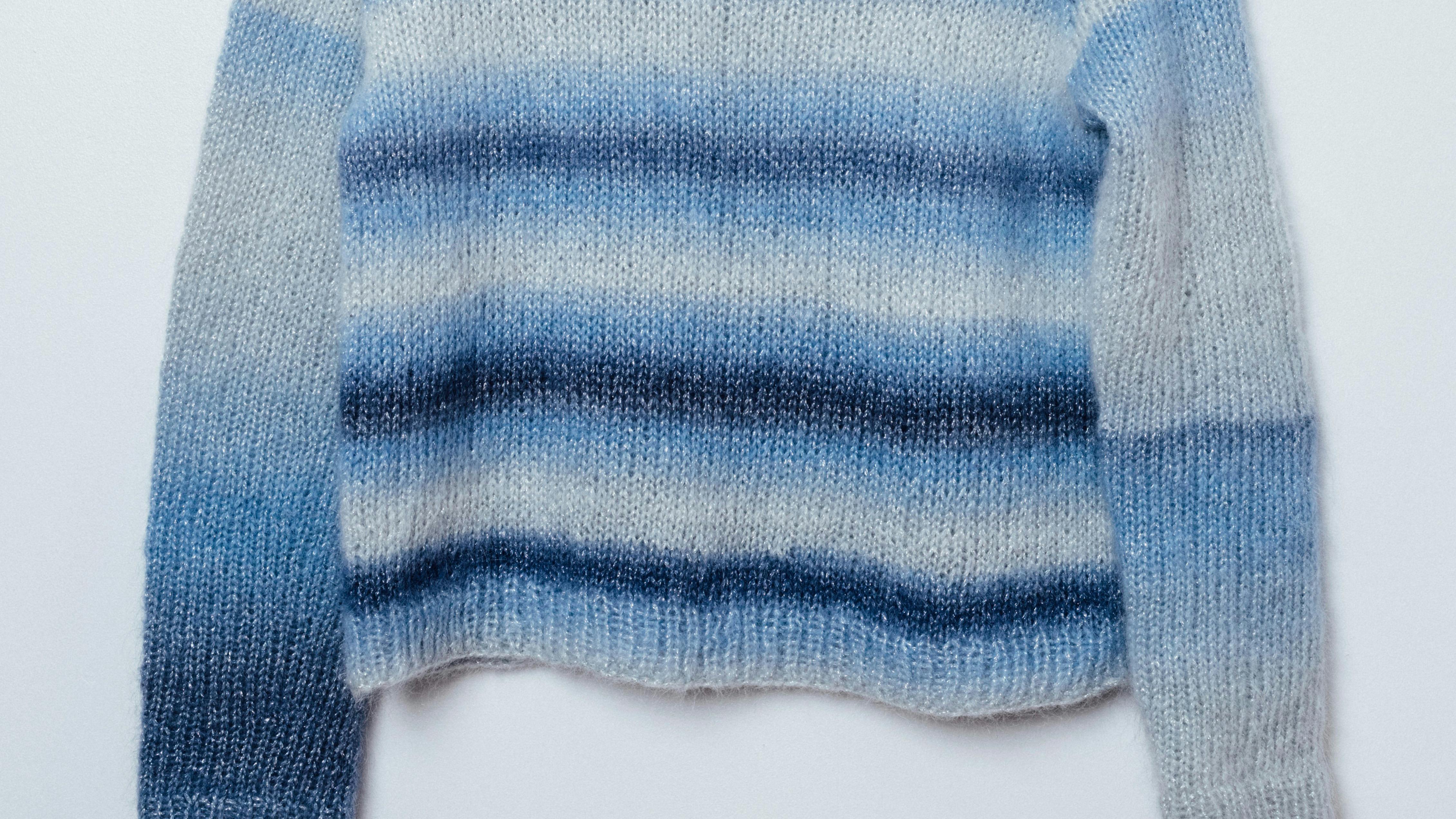 Blå sweater