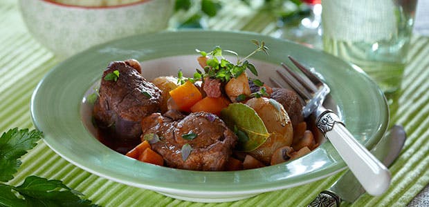 Mørbrad au vin