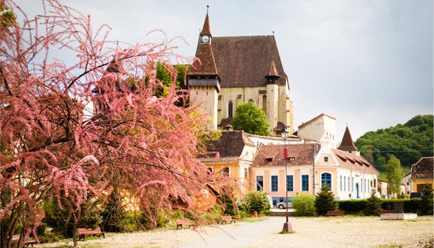 Smukke middelalderbyer i Transsylvanien