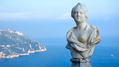 Villa Cimbrone, Amalfikysten